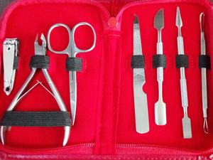 Juego de herramientas profesionales para el cuidado de las uñas de alta calidad, Kit de pedicura y manicura de acero inoxidable, PU, incluye cortaúñas, herramientas de aseo - Product Image 2