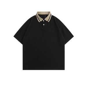 Polo de calidad premium con logotipo personalizado estampado de tela de algodón suave ropa informal OEM/ODM polos de hombre - Product Image 2