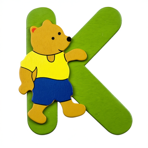 Accessoire décoratif personnalisable Lettre K assortie 23000941 Baby Idea 1 pièce Accessoire pour tableaux à lettres - Product Image 2