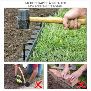 Bordure de jardin en <span class=keywords><strong>plastique</strong></span> pour aménagement paysager, en promotion au supermarché - Product Image 4