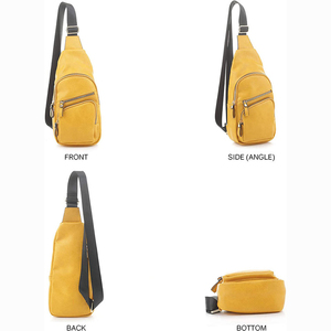 <b>Men's</b> Leather Sling <b>Bag</b> Chest <b>Shoulder</b> Crossbody <b>Shoulder</b> <b>Bags</b> <b>for</b> <b>Men's</b> 100% Leather <b>Bag</b> <b>for</b> <b>Men</b> - Product Image 2