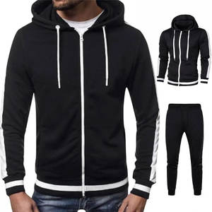 Survêtements de sport en polyester 100% de haute qualité pour hommes, vêtements de sports d'hiver de style dernier cri, grande taille - Product Image 2