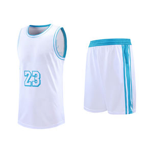 Ensemble de maillots de basket XS pour hommes personnalisables expédition rapide uniforme imprimé prêt à l'emploi OEM pour les détaillants d'été prix de gros - Product Image 4
