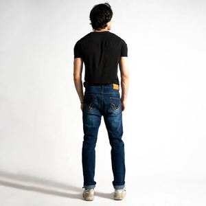Jeans de Mezclilla Rectos Casuales para Hombre, Transpirables y Duraderos, Logotipo Personalizado, Ajuste Flexible, Soporte OEM, Tela de Poliéster/Algodón - Product Image 6