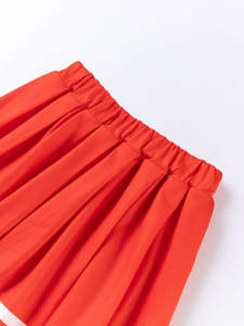 Uniformes de Animadoras 2026, Venta al Por Mayor, Tela Roja, Spandex/Algodón de Alta Calidad, Logotipo Personalizado, Diseño Gratuito - Product Image 6