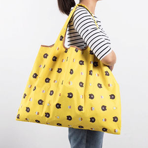 Sac de transport pliable grand format imperméable et écologique, sac de rangement, sac de shopping, sac en tissu, grande capacité, sac de supermarché - Product Image 1