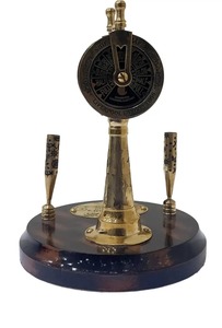 H.M.A Artesanía Elegante Telégrafo de latón Diseño Art Deco para Oficina marítima náutica o decoración del hogar para Diwali - Product Image 6