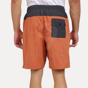 Pantalones cortos informales de algodón 100% para hombre con ajuste cómodo Cintura elástica Uso diario Aventura al aire libre Patrón sólido - Product Image 4