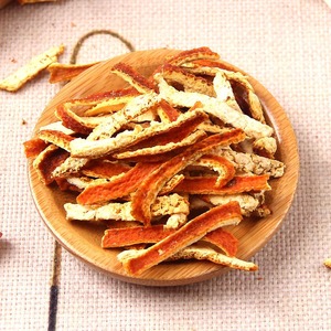 Rebanadas de cáscara de naranja seca sin azúcar precio más barato comestible delicioso cáscaras de corte de mandarina seca - Product Image 1