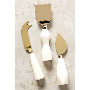 ชุดเครื่องหั่นชีสชุบเงินสเตนเลสสตีล,ชุดอุปกรณ์รับประทานอาหารแบบพับและพับได้หูจับสแตนเลสสตีล - Product Image 5