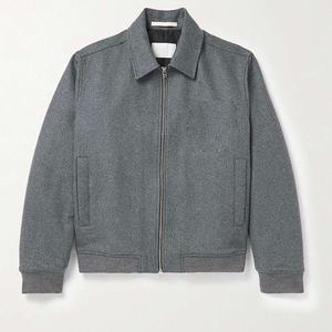 แจ็คเก็ตบอมเบอร์ขนสัตว์สำหรับฤดูหนาวแบบยูนิเซ็กซ์ คอตั้ง สีตามสั่ง ผ้าซาตินเรียบ กลับด้านได้ กันลม บริการ OEM แฟชั่นล่าสุด สไตล์ลำลอง - Product Image 1