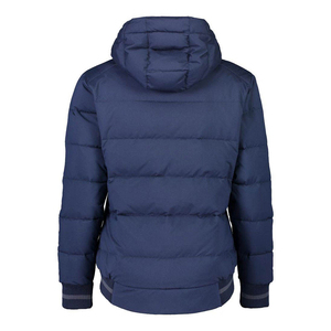 Chaqueta acolchada de manga larga con diseño personalizado al por mayor para hombre, lo último en chaqueta de tela lisa personalizable para invierno, venta - Product Image 3