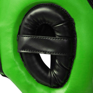 Casque de protection de tête de boxe de qualité supérieure ajustement réglable conception respirante matériau en PU résistant à l'usure à la déchirure Absorption des chocs pour Martial - Product Image 5