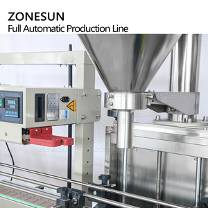 ZONESUN ZS-FAL180Z1 Túi Đứng Tự Động Túi Nhôm Miếng Vải Hình Tam Giác Dây Chuyền Làm Đầy Và Niêm Phong Bột Khô Cho Sữa Bột - Product Image 2
