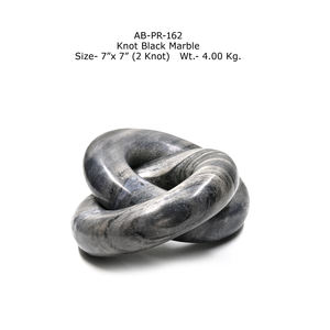 2023 Produit de vente chaud Noeud en forme d'infini en marbre blanc pour la décoration de la maison pour ce Noël et le nouvel an - Product Image 4