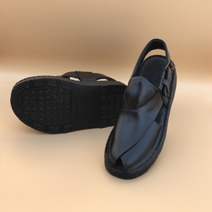 Proveedor directo de fábrica, las últimas sandalias de cuero Peshawari para hombre, parte superior de verano, nueva tarifa baja MOQ al por mayor de Pakistán - Product Image 1