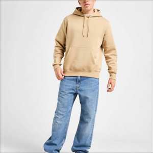 เสื้อฮู้ดปักลายขายส่งสำหรับฤดูใบไม้ร่วง แบบสวมใส่ได้ทั้งชายและหญิง สไตล์ลำลอง สตรีทแวร์ ผ้าฝ้ายฟลีซ เป็นมิตรกับสิ่งแวดล้อม ให้ความอบอุ่น - Product Image 4