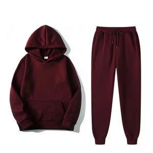 Unisex Fashion 2-Piece Sets Printed Blank Plain <b>Hoodies</b> and Sweatpants <b>Maternity</b> Cargo Pants and Jogger Tracksuits - Product Image 5