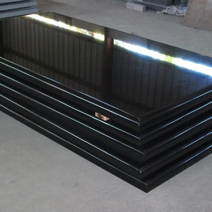 Customized Absolute Black Granite Tombstone Monuments Modern Ukrainian Russian Style Premium Quality 100% Natural Polished - Product Image 1