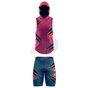 New Custom Logo Printed 7v7 <b>Compression</b> Uniform Set Includes Jersey Shorts 100% Polyester Quick Dry Lightweight for Adults Team - Product Image 2