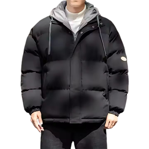 แจ็กเก็ตขนเป็ดมีฮู้ดสำหรับผู้ชายกันลมกันหนาว - Product Image 5