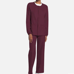 Tenue Médicale Unisexe en Toile à Manches Courtes pour Infirmières et Professionnels de Santé - Product Image 1