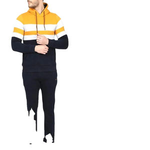 Survêtement d'entraînement décontracté pour homme, automne, léger, en nylon/coton, tissu respirant, écologique, évacuant la transpiration, design personnalisable - Product Image 2