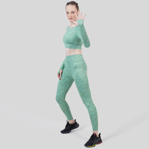 European American <b>Plus</b> <b>Size</b> Printed <b>Yoga</b> <b>Pants</b> Women's High Waist Tummy Control Tight Sports Leggings Nylon Spandex Butt Fitness - Product Image 5