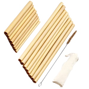 ชุดหลอดไม้ไผ่ธรรมชาติเป็นมิตรต่อสิ่งแวดล้อมแก้ปัญหาหลอดพลาสติกพร้อมโลโก้ตามสั่งราคา ECO2GO - Product Image 2