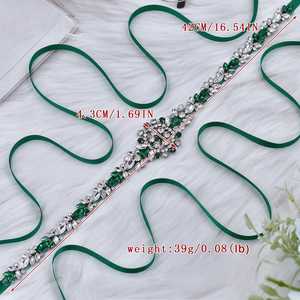 Cinturón de Novia Ajustable con Pedrería Color Marfil Bridella BS124KL - Product Image 4