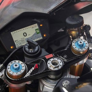 Adesivo Protettivo 3D per Forcella e Sterzo, Compatibile con Aprilia RSV4, Adesivo per Serbatoio Moto - Product Image 1