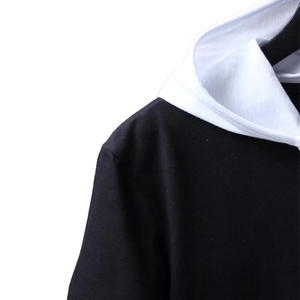 T-shirts pour hommes à capuche, 100% coton, décontractés, formels, pour l'extérieur, avec impression de logo personnalisée, vêtements streetwear - Product Image 4