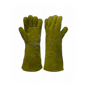 Gants de sécurité en cuir de qualité professionnelle, respirants, durables, sans silicone, pour le soudage et le travail – Vente chaude à bon prix - Product Image 1