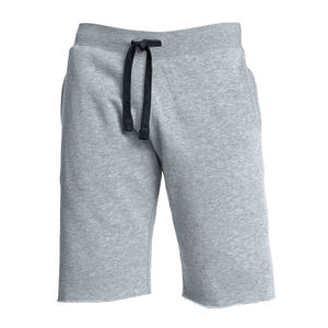 Fait sur mesure hommes Fitness Gym vêtements d'entraînement classique bords bruts coton Bermuda Shorts 100% coton conseil longueur au genou - Product Image 1