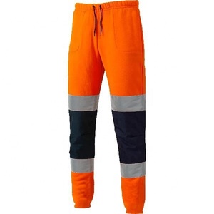 Logotipo personalizable de alta visibilidad Hi Vis Viz Joggers Ropa de trabajo de algodón y poliéster de alta calidad Logotipo personalizable de seguridad reflectante - Product Image 3