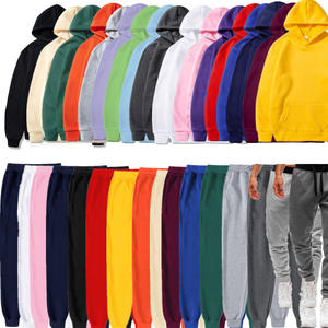 Vente en gros de survêtements à capuche personnalisés Ensemble de survêtements unisexes Ensemble de jogging 2 pièces vierge de haute qualité en vrac pour hommes - Product Image 1