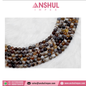 <span class=keywords><strong>Botswana</strong></span> <span class=keywords><strong>Agate</strong></span> A 8Mm Vòng Hạt Đá Quý Trang Trí Đầy Màu Sắc Đá Tự Nhiên Vòng Hạt Để Bán - Product Image 2