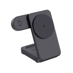 Arcadia 15W 3 en 1, Gadgets Sostenibles, Cargador de Baterías Portátiles Promocionales 3 en 1 - Product Image 1