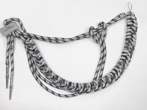 Professional Officer <b>Braided</b> Dress Shoulder <b>Cord</b> Aiguillettes Custom Made Low Price Classic Officers Uniform Wear Aiguillettes - Product Image 2