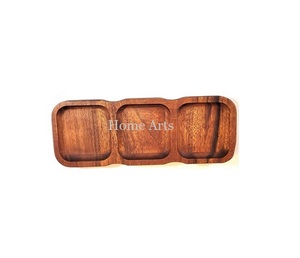 จานเสิร์ฟช็อคโกแลตทำจากไม้2ขนาดและรูปทรง - Product Image 3