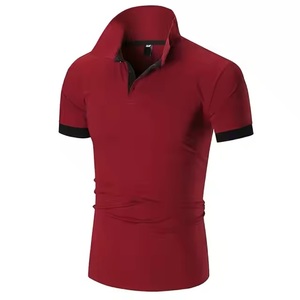 2025 Design personnalisé hommes Golf pour chemise Sport Style solide motif tricoté 100% coton poche séchage rapide en gros - Product Image 1