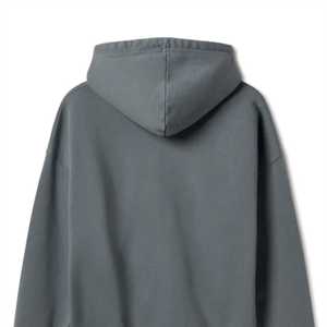 2025 logo personnalisé délavé Premium Vintage 100% coton blanc unisexe à capuche grande taille lavage à l'acide sweat à capuche pour hommes - Product Image 6