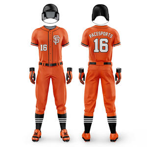 Camiseta de béisbol de uniforme de equipo completo personalizable, tela de secado rápido con nombre y número personalizados, ropa de softball con diseños personalizados - Product Image 4