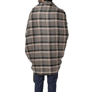 Wholesale Modern Unisex Men's Winter <b>Shawl</b> Excellent Stylish Custom Chiffon Embroidery Logo Check Print Design <b>Shawls</b> - Product Image 4