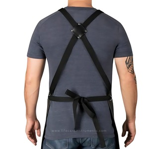 ผ้ากันเปื้อนหนังสำหรับช่างตัดผมสำหรับร้านเสริมสวยผ้าคลุมทำผมสวมใส่สบายทันสมัย - Product Image 2