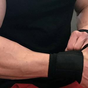 Body Powerlift Unisex Personalizable Cross Training Gym Fitness Cinturón Antideslizante Muñequera con Muñequera de Tela Ajustable - Product Image 5