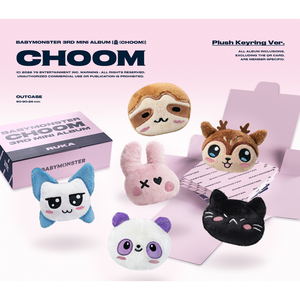 BABYMONSTER - CHOOM 3rd <b>Mini</b> Album Plush <b>Keyring</b> Ver. (Member Selection) - Product Image 2