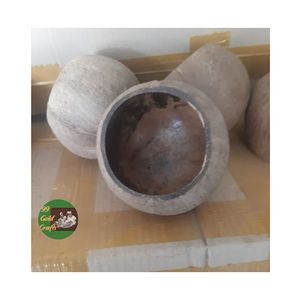 Producto ecológico de Vietnam con cáscara cruda de coco natural para proyectos de velas artesanales y decoración de interiores - Product Image 4