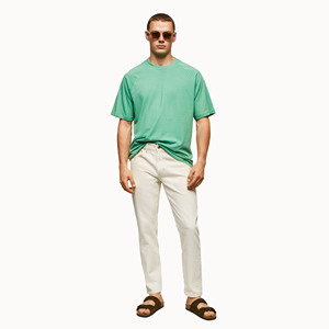 T-shirt surdimensionné pour hommes en coton 100% lourd de haute qualité Logo personnalisable épaule tombante Style décontracté solide-Vente en gros - Product Image 1