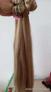 Amazon superventas extensiones de cabello de Halo recto natural paquetes de cabello humano cabello crudo camboyano donante único - Product Image 3